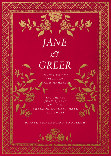 Henan - Wedding Invitation by Paperless Post