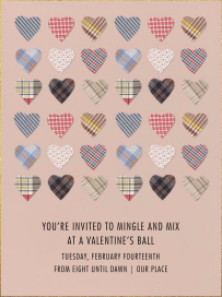 Plaid Hearts by Paperless Post