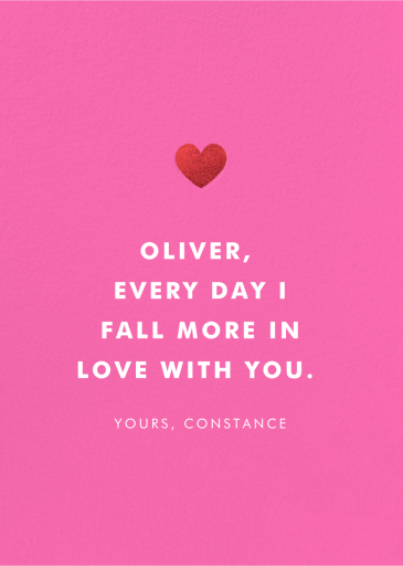 Love Exam - Love and Romance Card by Hello!Lucky - Back