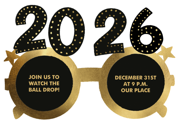 New Year's Glasses - New Year's Eve Invitation by Hello!Lucky