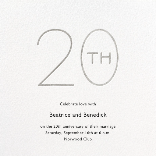 Decade - Anniversary Invitation by Paperless Post