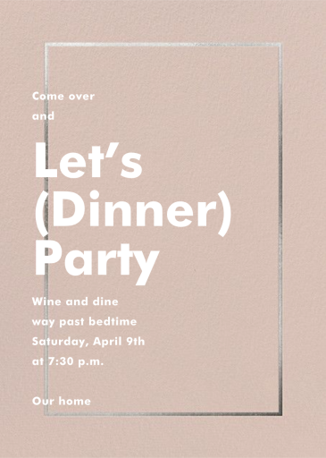 Fillet - Party Invitation by Paperless Post