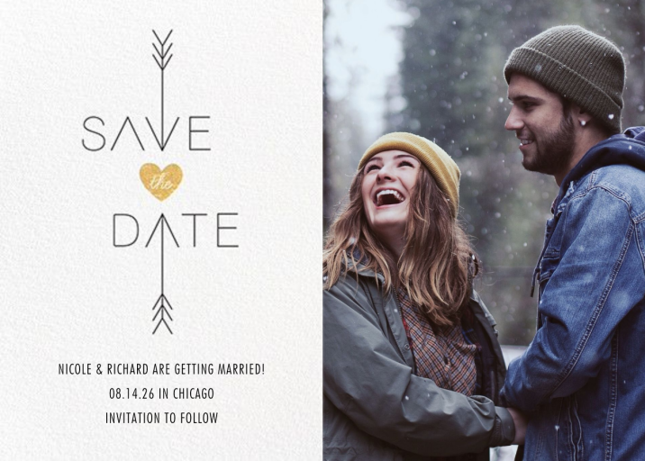 Cupid Was Here (Photo) - Save the Date by Cheree Berry Paper & Design