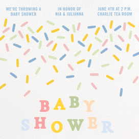 Baby Sprinkle - Baby Shower Invitation by Paperless Post