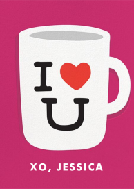 Milton's Mug - Valentine's Day Card by Cheree Berry Paper & Design