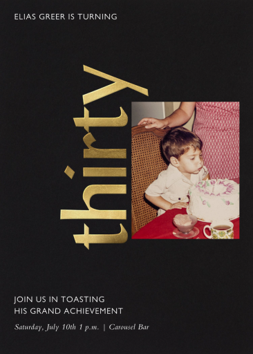 Celebration Photo - Birthday Invitation by Paperless Post