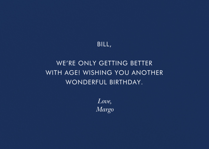 Mayfair Garden - Business Greeting Card by Rifle Paper Co. - Back