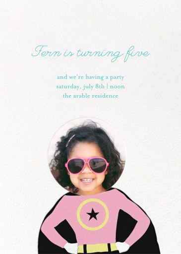 To the Rescue - Birthday Invitation by Little Cube