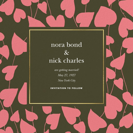 Climbing Hearts - Save the Date by kate spade new york