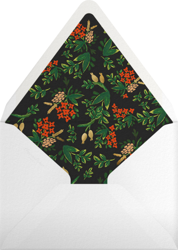 Poinsettia Garland - Rifle Paper Co. Envelope