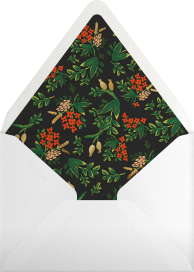 Poinsettia Garland - Rifle Paper Co. Envelope