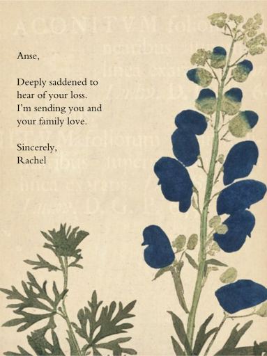 Aconitvm - Greeting Card by John Derian