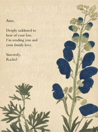 Aconitvm - Greeting Card by John Derian