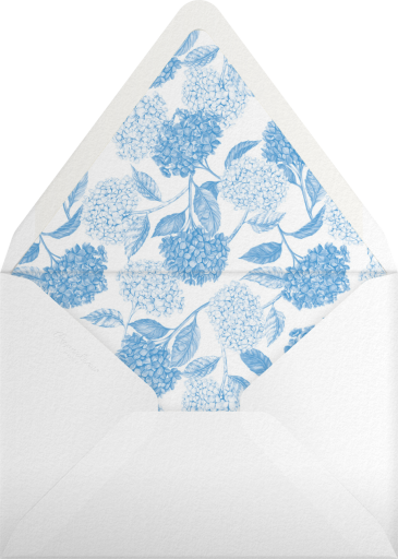 Hydrangea Border - Liberty Envelope