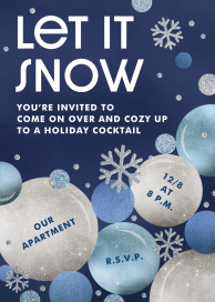 Glimmering Orbs - Holiday Party Invitation by Paperless Post