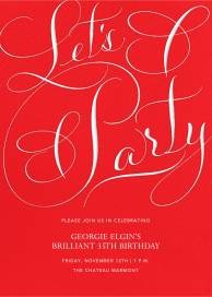 Let's Party Script by Bernard Maisner
