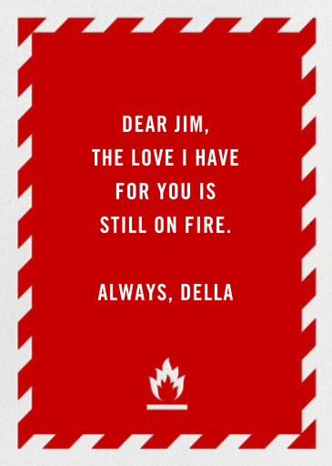 Fire Extinguisher - Valentine's Day Card by Paperless Post - Back