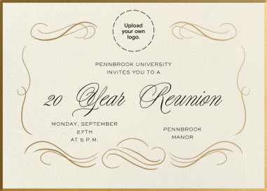 Grand Swirls - Class Reunion Invitation by Paperless Post