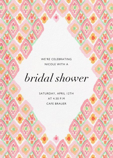 Ikat Diamond - Invitation by Paperless Post