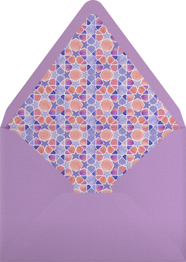 Watercolor Sky - Paperless Post Envelope