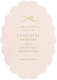 Sweet Scallops - Baby Shower Invitation by Sugar Paper