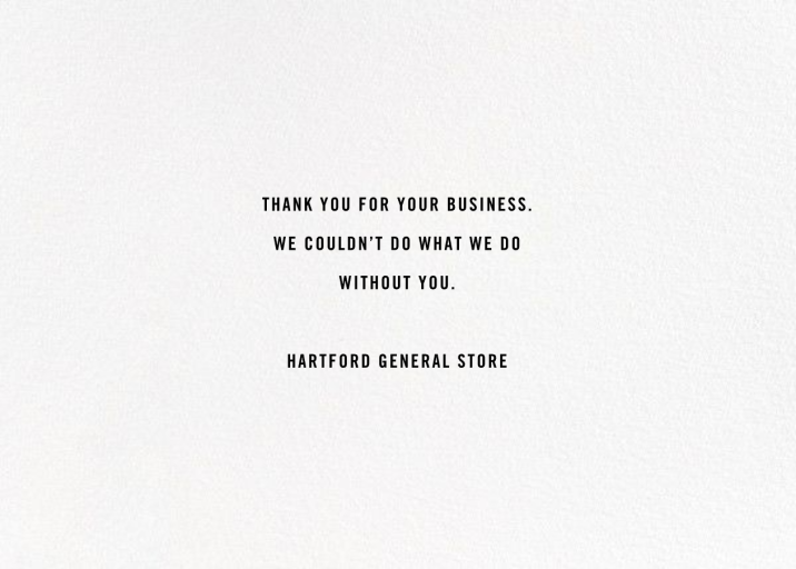 Massive Thanks - Greeting Card by Paperless Post - Back