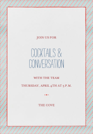 The Prepster - Dining & Drinks Invitation by Mr. Boddington's Studio