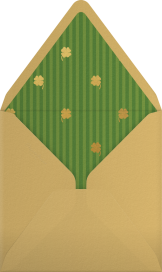 Lucky Clover - Paperless Post Envelope