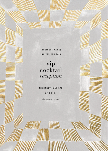 Kinetic - Dining & Drinks Invitation by Kelly Wearstler