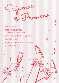 Pajamas and Prosecco by Paperless Post