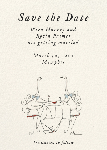 Modales en la mesa: reserva la fecha, por Carly Kuhn