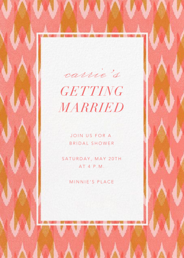 Ikat Arrow - Bridal Shower Invitation by Paperless Post