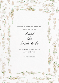 Splendid Floral - Bridal Shower Invitation by Carolina Herrera