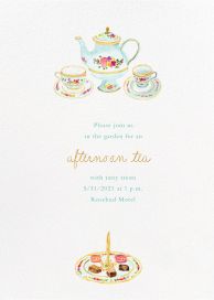 english tea party invitations