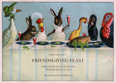 Thanksgiving Friends - Invitation by John Derian