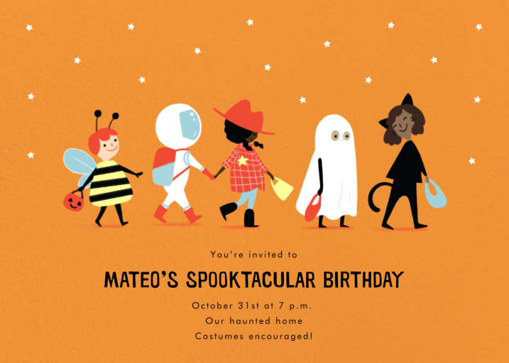 Costume Parade - Birthday Invitation by Paperless Post