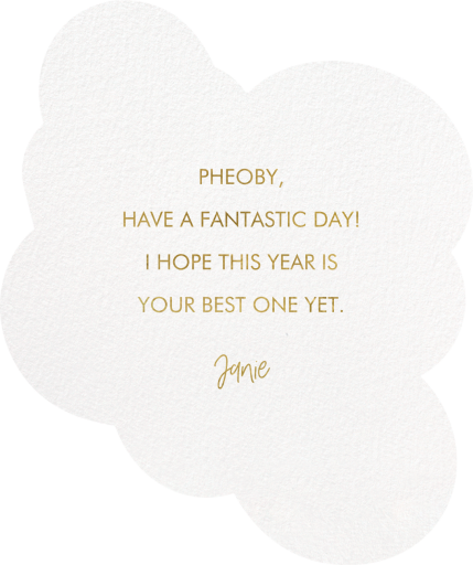 Birthyay - Business Greeting Card by 2021 Co. - Back