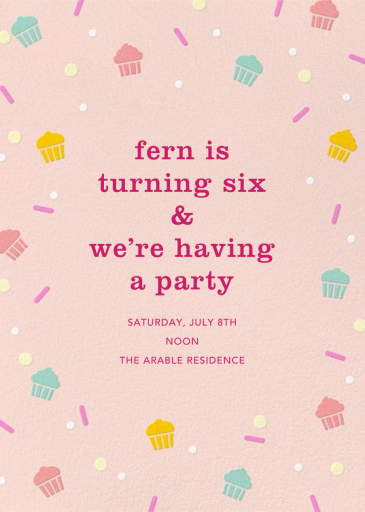 Cakefetti (Photo) by Paperless Post - Back