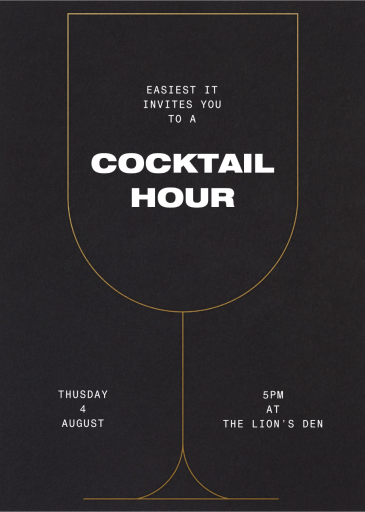 Grenache - Cocktail Party Invitation by Paperless Post