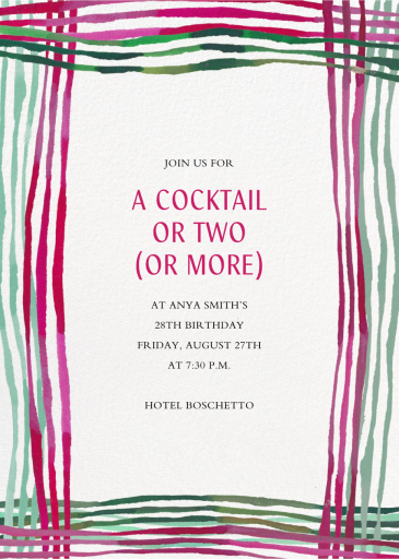 Free Form - Invitation by Happy Menocal