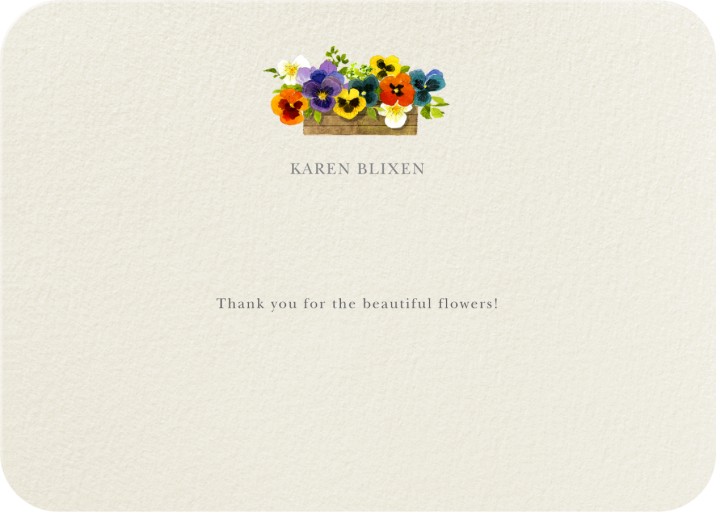 Pansies (Stationery) - Stationery by Felix Doolittle