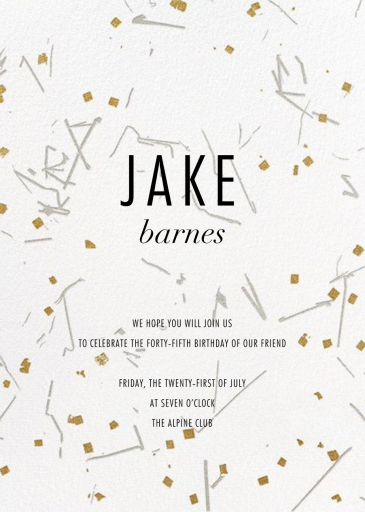 Fetiluxe - Launch Party Invitation by Kelly Wearstler