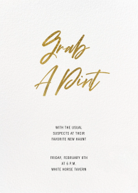 Handwritten Scrawl - Happy Hour Invitation by Paperless Post