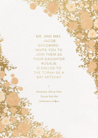 Centifolia - Bar & Bat Mitzvah Invitation by Paperless Post