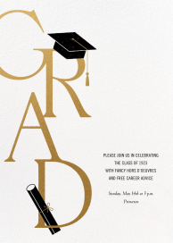 Golden Grad by Paperless Post
