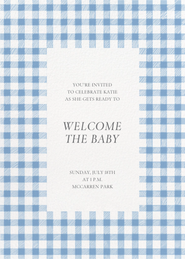 Vichy Check - Invitation by Paperless Post