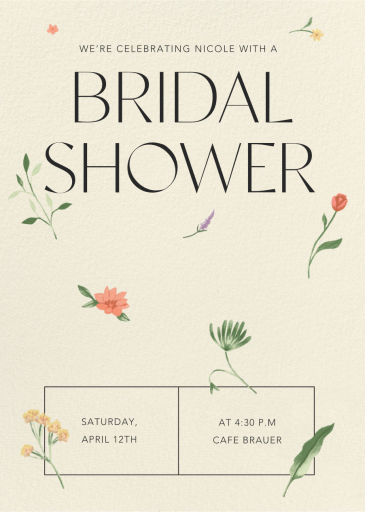 Bouquet Toss - Bar & Bat Mitzvah Invitation by Paperless Post