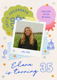 Scrapbook Photo - Birthday Invitation by Paperless Post
