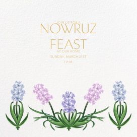 Hyacinths by Paperless Post