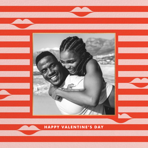 Sealed Lips Photo - Valentine's Day Card by kate spade new york